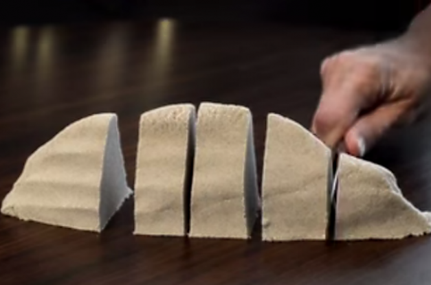 polydimethylsiloxane kinetic sand